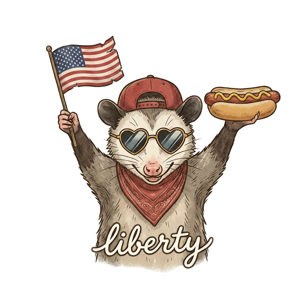 Liberty Opossum print