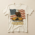 America Eagle tee on hemp